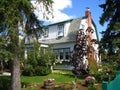 Decorative barn house Royalty Free Stock Photo