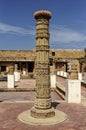 Decorative and beautiful carved stone pillar