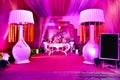 Decoration view in Indian Wedding Royalty Free Stock Photo