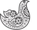 Decorative Bird Royalty Free Stock Photo