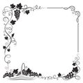 Decorative black frame