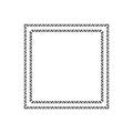 Decorative black greek frame