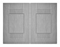 Decorative black white two oak wooden kitchen cabinet door Royalty Free Stock Photo