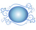Decorative Blue Web Page Logo