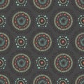 Decorative boho seamless pattern.