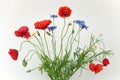 Decorative bouquet with wildflowers