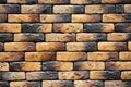 Decorative brick wall Royalty Free Stock Photo