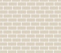 Decorative brick wall with light bricks. Vector illustration of a brick wall Royalty Free Stock Photo