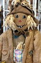 Burlap scarecrow decoration