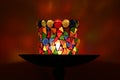 Decorative candle holder Royalty Free Stock Photo