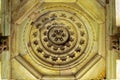 Decorative carved Mandapa or ceiling of Chandragupta Temple at Khajuraho