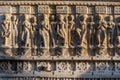 Decorative carving at Jagdish temple, Udaipur, India Royalty Free Stock Photo