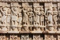 Decorative carving, Jagdish temple, Udaipur, India Royalty Free Stock Photo