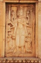 Decorative carvings on the wall, Raniji ki Baori, Bundi, Rajasthan