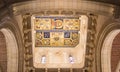 Decorative ceiling in Buckfast Abbey, Devon