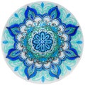 Decorative ceramic painted with mandala