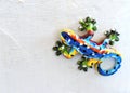 Decorative ceramic gecko Royalty Free Stock Photo