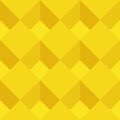 Decorative checkered pattern - seamless background - lemon color Royalty Free Stock Photo