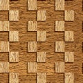 Decorative checkered wall - seamless background - wood wall Royalty Free Stock Photo