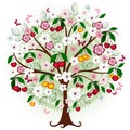 Decorative cherry tree