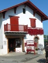 Decorative chili peppers decorating house in Village in French P