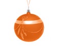 Decorative Christmas ball Royalty Free Stock Photo