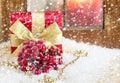 Decorative christmas composition. Holiday postcard. Royalty Free Stock Photo