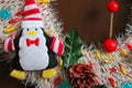 Decorative Christmas decoration, element Christmas wreath
