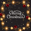 Decorative Christmas frame Royalty Free Stock Photo