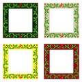 Decorative Christmas frames pack