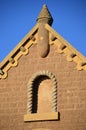 Decorative church roof peak Royalty Free Stock Photo