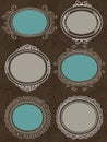 Decorative circle labels,vector