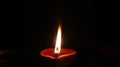 Decorative Clay diya or Oil Lamp lit during festival. Selective focus