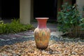 Decorative clay vases