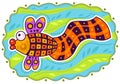 Decorative colored fish