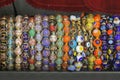 Decorative colorful bracelets Royalty Free Stock Photo
