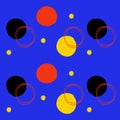 Decorative colourful Polka dots pattern