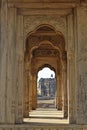 Decorative corridor with arches of cenotaph of Bhimsiha Rana