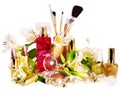Decorative cosmetics and perfume.
