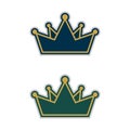 Decorative Crown Logo Template Illustration Design. Vector EPS 10