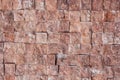 Decorative cubic stone wall background Royalty Free Stock Photo
