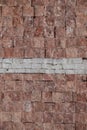 Decorative cubic stone wall background Royalty Free Stock Photo