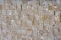 Decorative cubic stone wall background Royalty Free Stock Photo