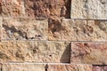 Decorative cubic stone wall background Royalty Free Stock Photo