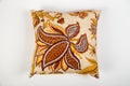 Decorative cushions with patterned embroidery Royalty Free Stock Photo