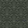 Decorative damask vector seamless pattern design Royalty Free Stock Photo