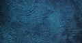 Decorative dark Navy Blue Stucco Wall background