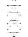 Decorative delimiter, text breaks set