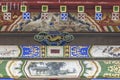 Decorative detail of the gate in the Winter Palace Museum Bogd K