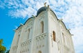 Decoration of Church of the Intercession on Nerl river, Bogolyubovo, Russia Royalty Free Stock Photo